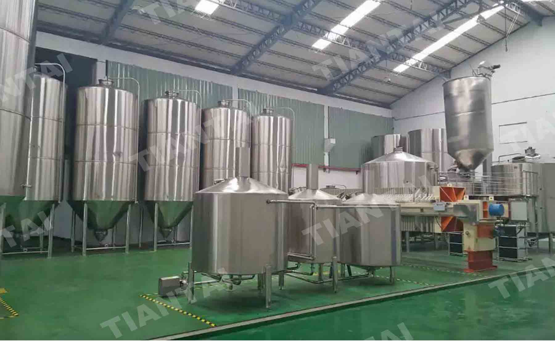 8000L double wall conical Fermenter